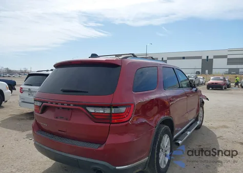 2014 Dodge Durango Sxt z USA, uszkodzony, nr VIN 1C4RDHAG3EC313295